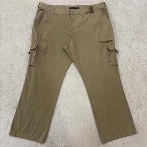 Dickies Womens 20W Cargo Pants Khaki Relaxed Fit Cotton Utility Workwear 32